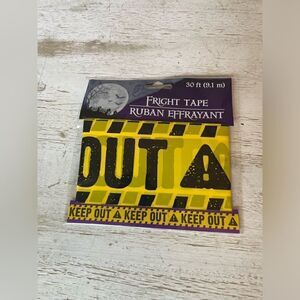 NEW 30’ Keep Out Enter If You Dare Halloween Tape Zombie Crossing Caution Crime